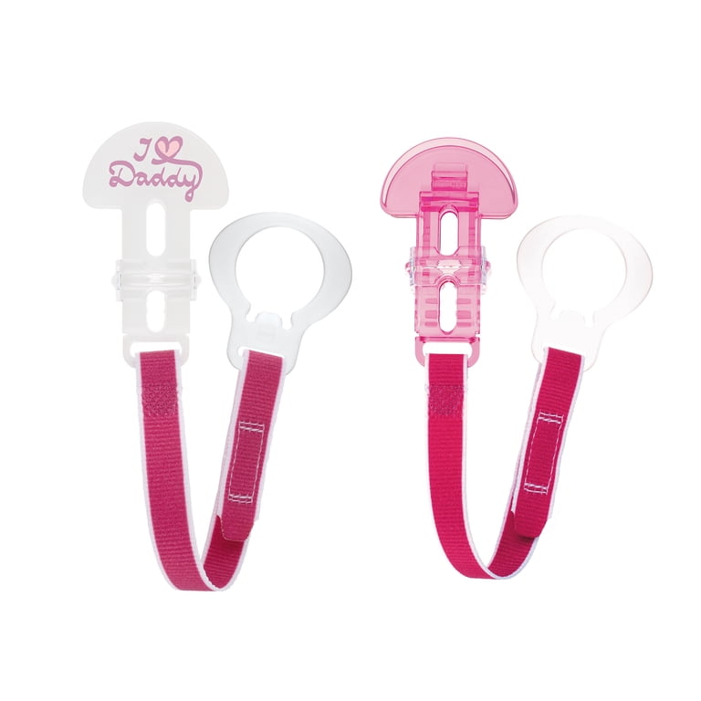♡mam♡ MAM Pacifier Clips, Baby Pacifier Clip, ?I Love Daddy? Design