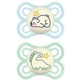 thumbnail image 1 of MAM Perfect Night Pacifier, 0-6 Months,Boy, 2 Pack, 1 of 8