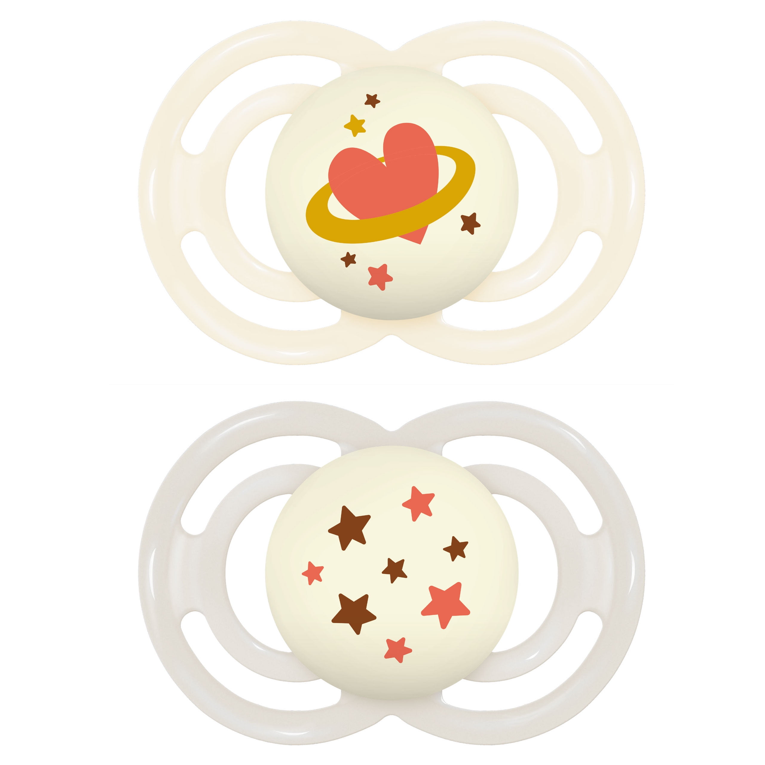 MAM Perfect Day & Perfect Night fopspeen 6-16 Soft Colours // set van