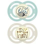 MAM Perfect Night Pacifier, 6+ Months, Boy, 2 Pack