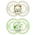 thumbnail image 1 of MAM Perfect Night Pacifier, 6+ Months, Unisex, 2 pack, 1 of 8