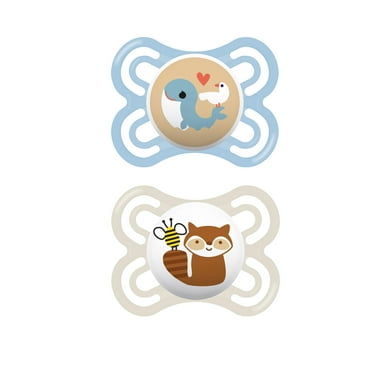 MAM Perfect Pacifier, 0-6 Months, Boy, 2 Pack