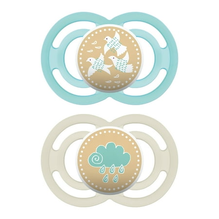 MAM Perfect Pacifier, 6+ Months, Unisex, 2 Pack