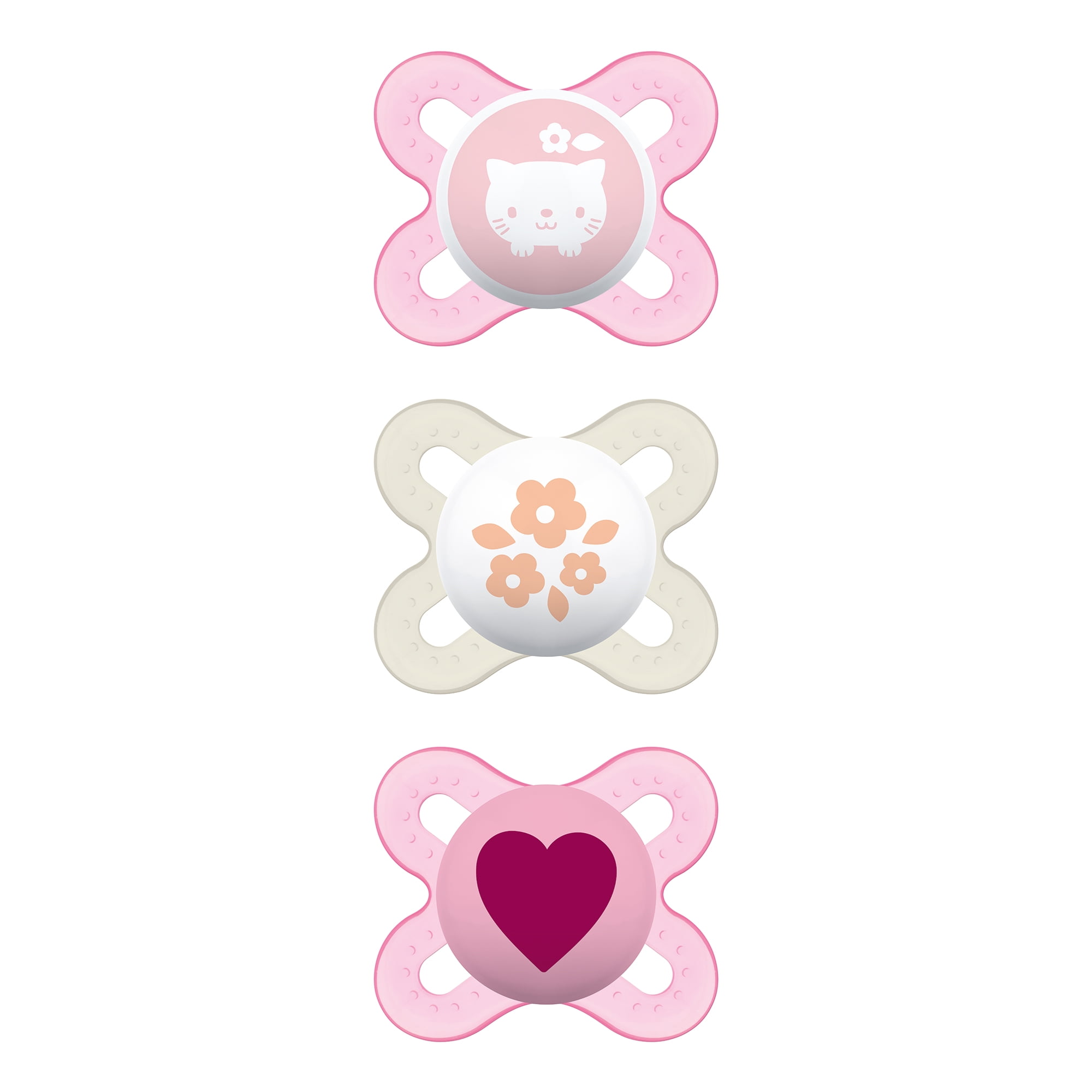 MAM Start Newborn Pacifiers Value Pack, Newborn Baby Girl Pacifiers, Best Pacifier for Breastfed
