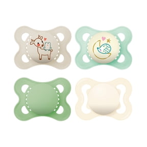 MAM Variety Pack Pacifier, 0-6 Months, Unisex, 4 Count