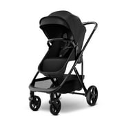 MAMA & BABY Rovee 2-in-1 Baby Bassinet Stroller with Reversible Seat and Large Canopy, Grey, 22.3LB, Unisex