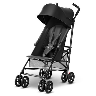 MAMA & BABY Trek Lite Umbrella Stroller, Compact Fold, Multi-Position Recline, Grey, 13.5LB, Unisex