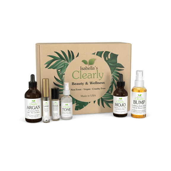 MAMA Clean Beauty Gift Set to Pamper New Mom or Expecting Mom | Natural Skin Care Products Made in the USA | Gift Idea for Her, Pregnancy, Postpartum, Shower, Mother's Day, Woman