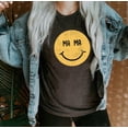 thumbnail image 1 of MAMA SMILEY HAPPY FACE Graphic Plus Short sleeve T-Shirt, 1 of 8