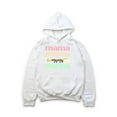 thumbnail image 1 of MAMA Script Lettering Mothers Day Family Love Typography Cute Graphic Hoodie, for men & women, up to size 5XL, 1 of 3