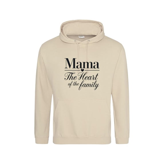 MAMA The Heart Of The Family Mothers Day Love Cute Sweet Graphic Hoodie, up to size 5XL