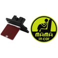 MAMA in Car Pregnant on Board Car Sticker for with A/C Blower Motor