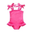 thumbnail image 1 of MAMAMI Baby Girls Swimsuit Summer Stripe One-Piece Bathing Suit for Girl,Size 9M-4Y, 1 of 7