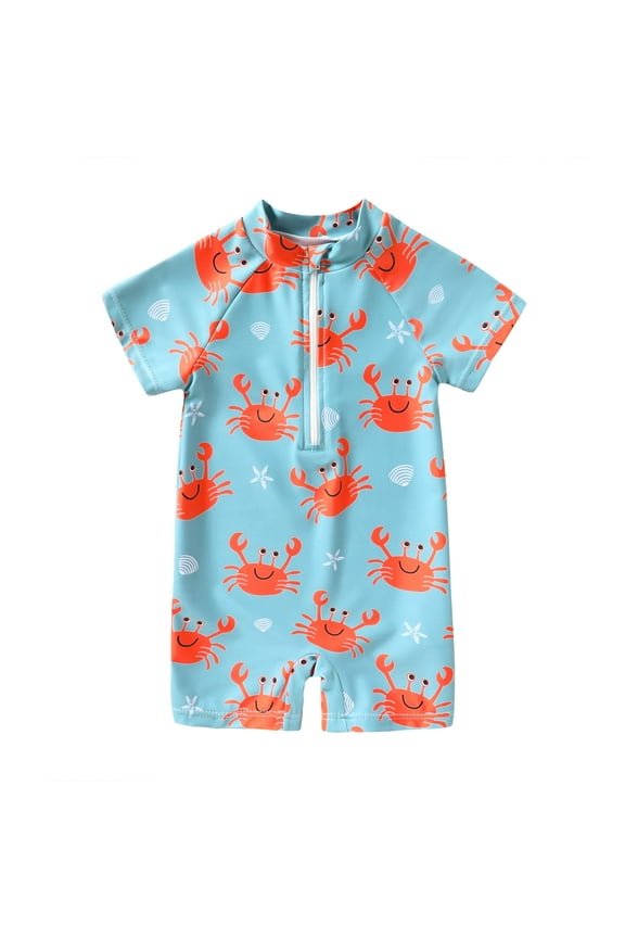 Newborn Baby Boys One-Piece Swimsuit, 12-18 Months