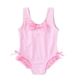 thumbnail image 1 of MAMAMI Toddler Baby Girls Swimsuit Summer Sleeveless Cute One-Piece Bathing Suit for Girls, 1 of 8