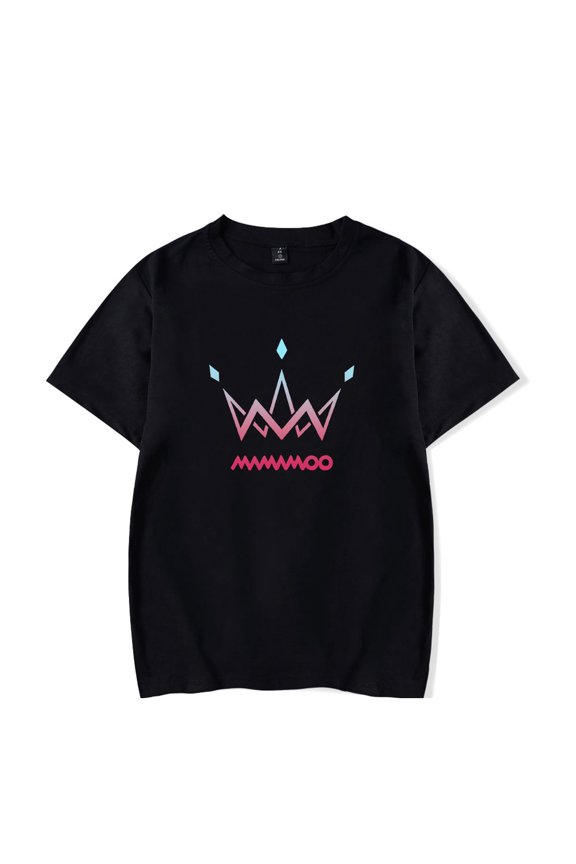MAMAMOO Merch T-Shirt Graphic Printed Short Sleeve Women Men Unisex Top Tees
