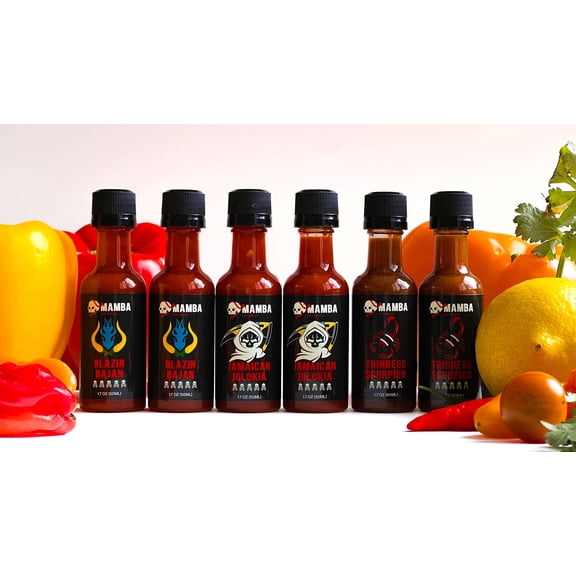 MAMBA Mini Burn Your Face Off Caribbean 6 Pack