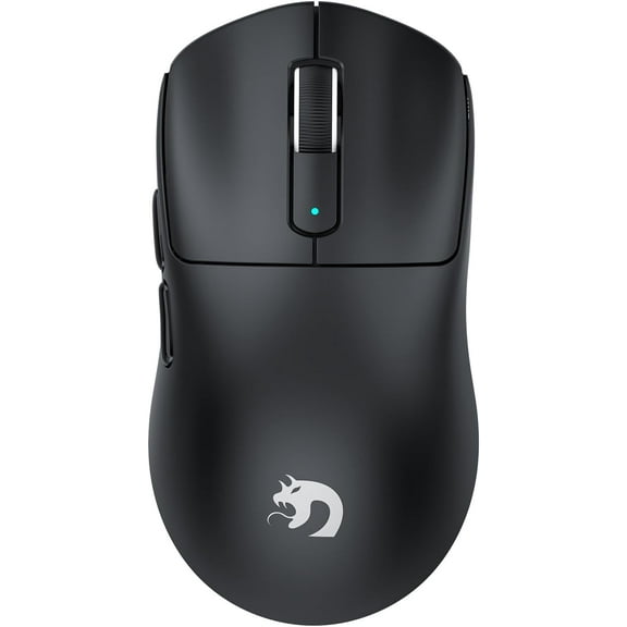 MAMBASNAKE M3 39g SUPERLIGHT Mouse, PixArt PAW3395PRO Gaming Sensor, BT/2.4G Wireless/Wired Gaming Mouse, 6 Adjustable DPI up to 40000, 200 Hrs Battery, Office Mice for Win11/Xbox/PS/Mac -Black