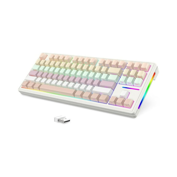 MAMBASNAKE x ATTACK SHARK M87 75% Wireless Gaming Keyboard, BT5/2.4G/Wired, 27 RGB Chroma Backlit