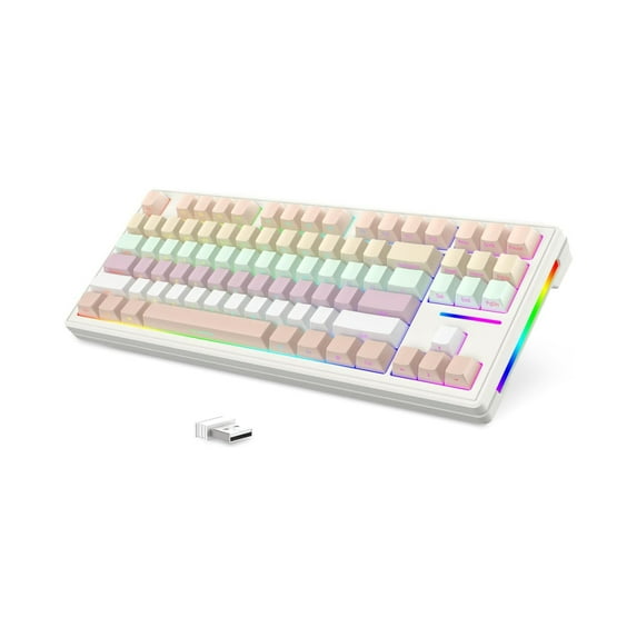 MAMBASNAKE x ATTACK SHARK M87 75% Wireless Gaming Keyboard, BT5/2.4G/Wired, 27 RGB Chroma Backlit