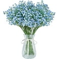 thumbnail image 1 of MAMOWEAR Artificial Baby Breath Flowers Gypsophila Real Touch Plastic Fake Flowers for Wedding Bouquet Party Home Garden Decoration(10Pcs, Sky Blue), 1 of 8