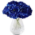 thumbnail image 1 of MAMOWEAR Artificial Fake Flowers Silk Hydrangea Arrangements Wedding Bouquets Decorations Plastic Floral Home Kitchen Garden Party Festival Décor, 1 of 6