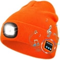 thumbnail image 1 of MAMOWEAR Bluetooth Beanie Hat with Light, Winter Musical Knitted Cap, LED Hat for Running Hiking, for Men Women Dad, 1 of 7