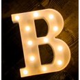 thumbnail image 1 of MAMOWEAR LED Letter Lights Sign Light Up Letters Sign Battery Powered for Wedding Birthday Party Christmas Lamp Bar Home Decoration, 1 of 5