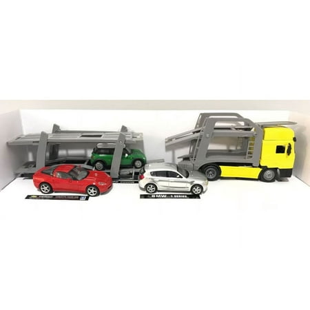 MAN F2000 Transporter Lorry with 3 Cars 1:43 scale 15865