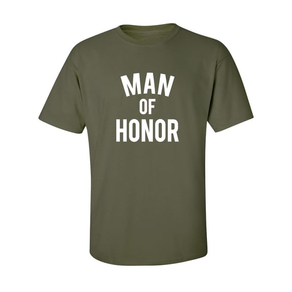 MAN OF HONOR Adult Short Sleeve T-shirt
