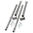 thumbnail image 1 of Set of 2 Adjustable Stainless Steel Tube Burners – Universal Gas Grill Replacement Parts (Slim 1/2" Diameter) for Charbroil, Kenmore & More, 1 of 4