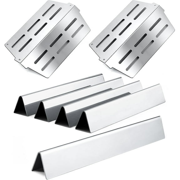 7620 Flavorizer Bars & 7622 Heat Deflector for Weber Genesis 300 Series E-310, E-320, E-330, EP-330 (Front Controls) Genesis Grill Replacement Parts