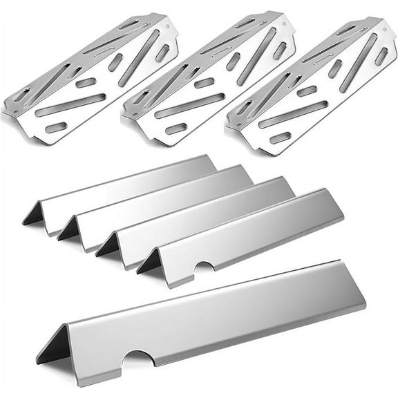 66795 Flavorizer Bars & 66040 Heat Deflector for Weber Genesis II 300 / LX 300 Series - Genesis II E-310/ E-315/ S-335 Grill Parts