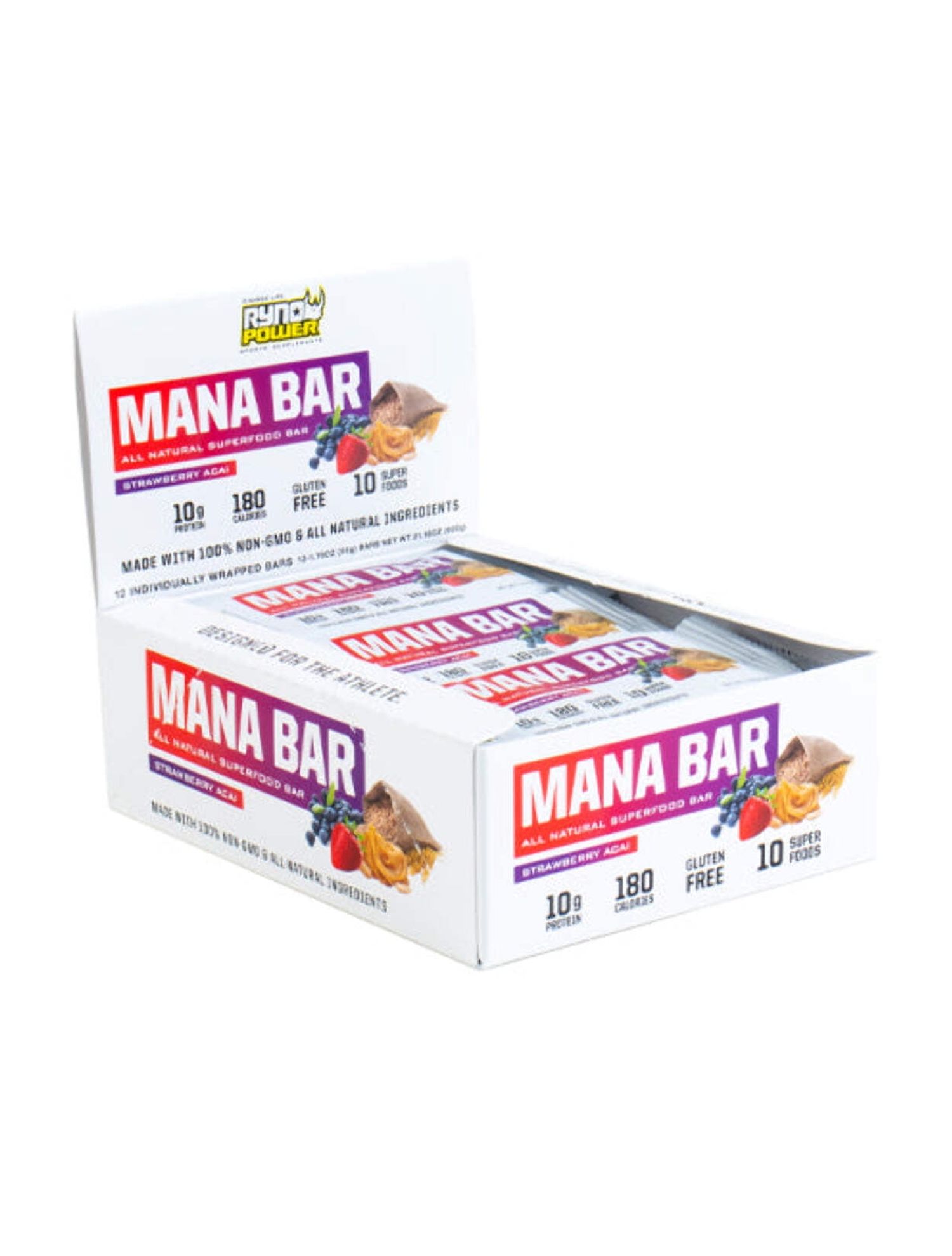 MANA Protein Bar Strawberry Acai