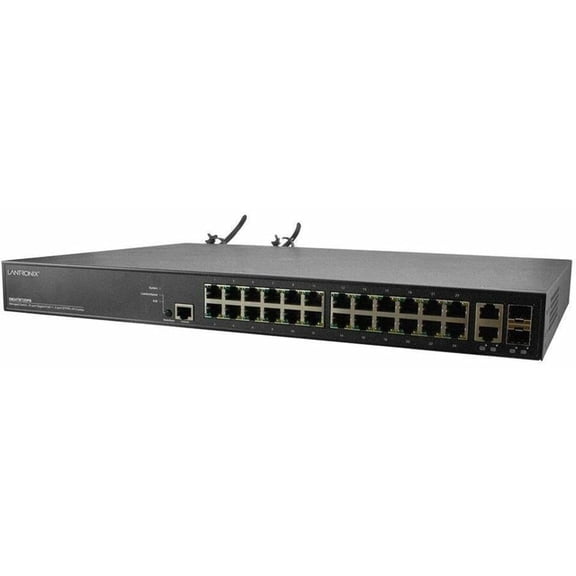 Transition Networks SM24TBT2DPBNA Managed 24-Port Gigabit PoE++ Switch