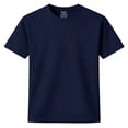 thumbnail image 1 of MANARC Men’s 100% Cotton T Shirt – Crew Neck, Short Sleeve, Regular Fit | Soft Breathable Fabric | Premium Everyday Basic Comfort Fit Large Navy Blue Plain Tee for Casual & Daily Wear, 1 of 7