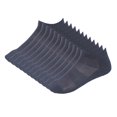 thumbnail image 1 of MANARC Women Cotton No Show Mesh Socks Low Cut Soft Comfortable Durable Breathable Reinforced Double Layer Cushioned Seamless Anti Slip With Ribbed Instep For A Firm Grip. 6 Pack Navy Blue., 1 of 5