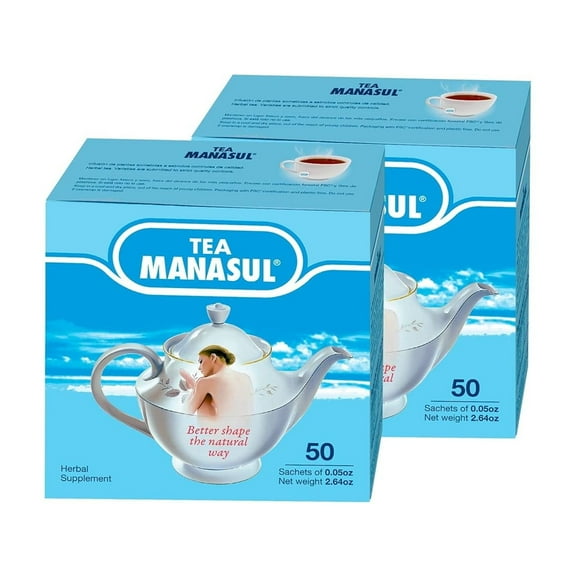 Manasul Herbal Tea with Calming Effect. Laxative Infusion, Caffeine-Free. 100 Tea Sachets
