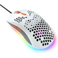 thumbnail image 1 of Manbasnake M1 Honeycomb Gaming Ambidextrous Ergonomic Design Optical Wired Gaming Mouse, Orange, 1 of 8