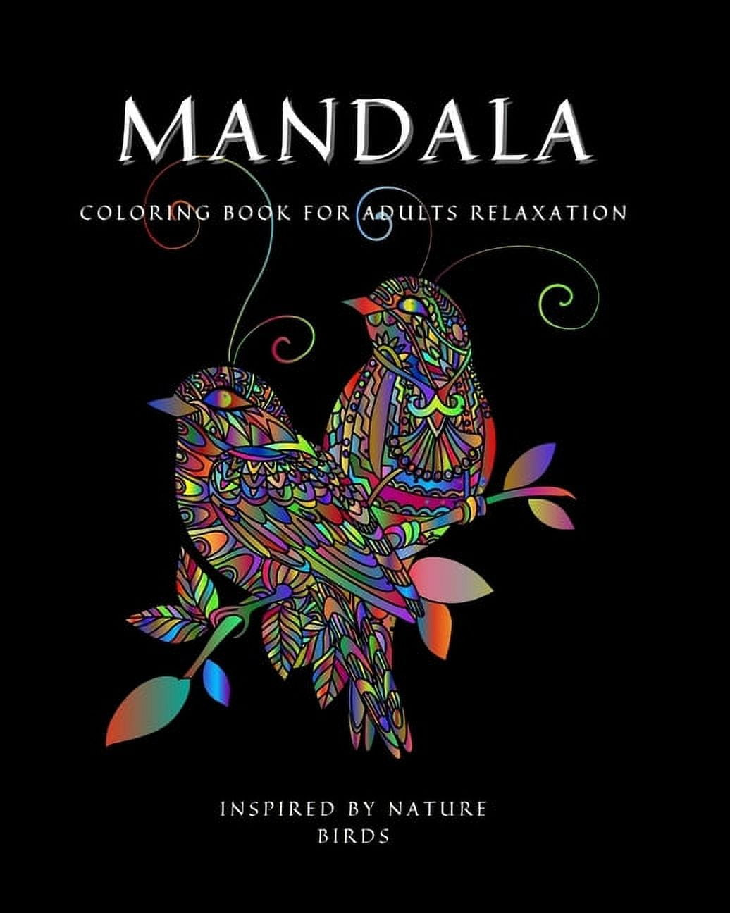 Creatures of Serenity: A stress relief and relaxing animal coloring book  for adults. Animal Mandala Coloring book for mindfulness and anxiety relief.