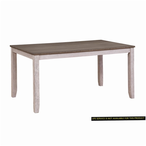 MANGIJOY Acacia Veneer Dining Table, 36x60 Inch Rectangular Farmhouse Table with Neutral Finish