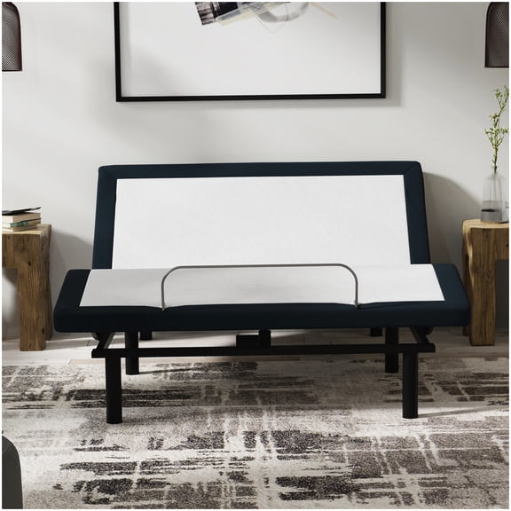 MANGIJOY King Adjustable Bed Frame with Zero Gravity, Dual Massage, Remote, USB Charging, LED Lights, Height Adjustable