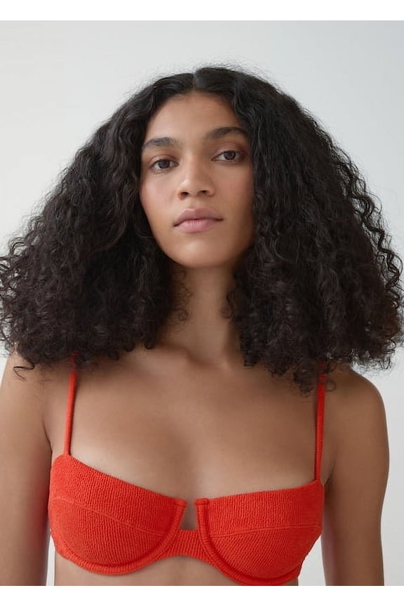 - Underwired Bikini Top Red - L - Woman