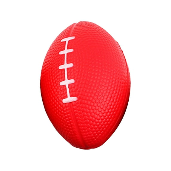 MANGWANG Mini Foam Footballs 3.25Inch Party For Kids Mini Football Stress Bulk Toy Sports Little Footballs Big Game Party Decoration Small Foam Football For Kids Big Game Decorations 6 Cm Rot Games