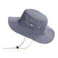 thumbnail image 1 of MANHUJI Beach Hats For Men Wide Brim Hiking Fishing Bucket Hats Cotton Sun For Men Women Outdoor Activities Mens Hats (Gray2,One Size), 1 of 6
