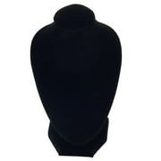 MANHUJI Elegant 3D Necklace Jewelry Display Model Bust Stand for Home (Dresser/Shelves) & Storage Decorat ion & Presentat ion (Black,A)