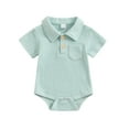 MANHUJI Infant Clothes Lesimsam Newborn Baby Boy Clothes Knit Shirt
