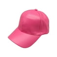 thumbnail image 1 of MANHUJI Male Female Baseball Cap Adjustable Soild Men Women Baseball Cap Unisex Hat (Hot Pink,One Size), 1 of 4