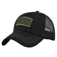 thumbnail image 1 of MANHUJI Men Caps Snap Back Hat Men Women Men Sun Hat Star Embroidery Cotton Baseball Cap Trucker Hat Adjustable Hip Hop Hat Mens Baseball Caps （Black,One Size), 1 of 4