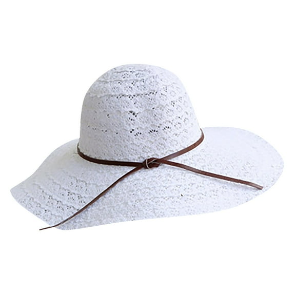 MANHUJI Packable Sun Hats For Women Travel Womens Hat Sun Hat For Women Beach Cap Summer Hats Upf50+ Women Summer Hats (White2,One Size)